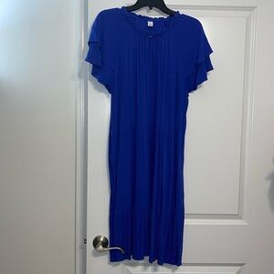 EUC | Old Navy| Keyhole Neck Short Flutter Sleeve Dress